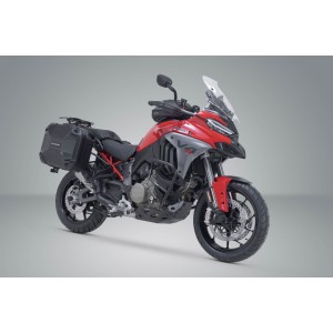 Sistema de maletas rigidas DUSC Negro. 33/33 l. Ducati Multistrada V4 (20-).