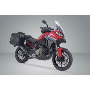 Sistema de maletas rigidas DUSC Negro. 41/41 l. Ducati Multistrada V4 (20-).