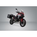 Sistema de maletas de aluminio TRAX ADV modelo USA Negro. 45/45 l. Ducati Multistrada V4 (20-).