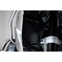 Protector de radiador de aluminio Negro. BMW R 1200 GS (16-18), R 1250 GS (18-).