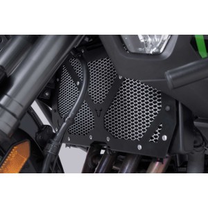 Protector de radiador Negro/Plateado. Versys 1000 (18-) / 1100 (24-).