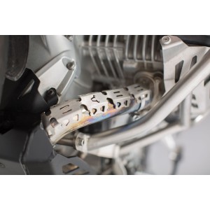 Protección para el tubo colector Plateado. Universal. Para colector-Ø 32-50 mm.