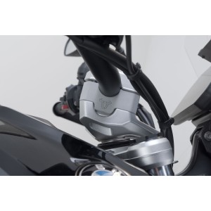 Elevador de manillar H-30 mm. Plateado. BMW R 1300 GS (23-)/Adv (24-).