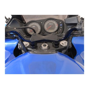 Elevador de manillar Ø 22 mm. h-20 mm. Negro. Kawasaki Z 1000 / Z 750.