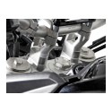 Elevador de manillar H-20 mm. Plateado. Triumph Tiger 800/ 900/ 1200.