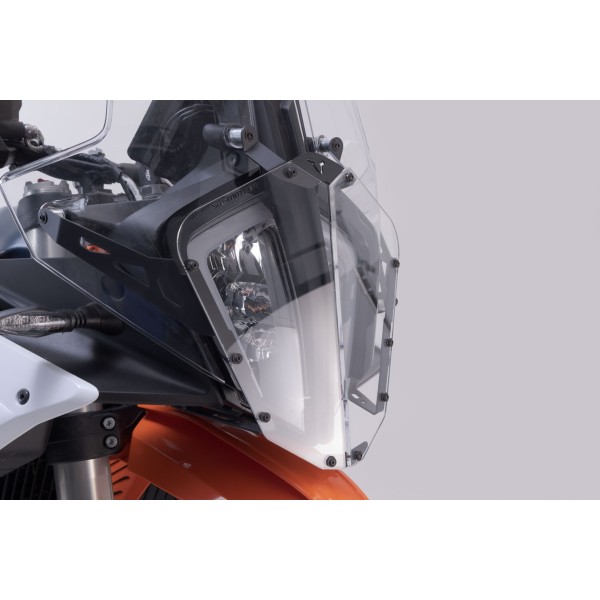 Protección de faros Soporte con embellecedor. KTM 890 Adv. R (22-).