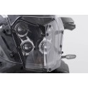 Protección de faros Soporte con pantalla. Ténéré 700 World Raid/Rally.