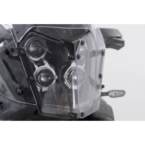 Protección de faros Soporte con pantalla. Ténéré 700 World Raid/Rally.