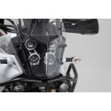Protector de luces delanteras Soporte con panel de PVC. Yamaha Ténéré 700 (19-).