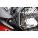 Protector de luces delanteras Soporte con panel de PVC. BMW F 700 GS, F 800 GS/A