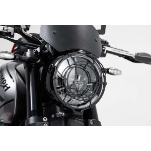 Protector de luces delanteras Rejilla. Negro. Triumph Trident 660 (21-).