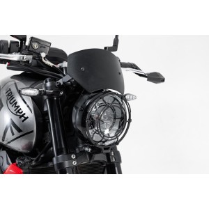 Protector de luces delanteras Rejilla. Negro. Triumph Trident 660 (21-).
