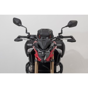 Protectores de maneta con deflector de aire Negro. Honda CB650R, CB500F, CB500 Hornet.