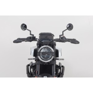 Protectores de maneta con deflector de aire Negro. Husqvarna Svartpilen/Vitpilen 401 (23-).