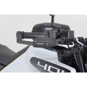 Protectores de maneta con deflector de aire Negro. Husqvarna Svartpilen/Vitpilen 401 (23-).