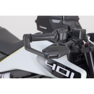 Protectores de maneta con deflector de aire Negro. Husqvarna Svartpilen/Vitpilen 401 (23-).