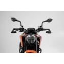 Protectores de maneta con deflector de aire Negro. KTM 790/890/990 Duke, 1290 Super Duke R.