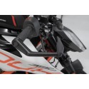 Protectores de maneta con deflector de aire Negro. 390 Duke, Monster 937, MT-03, Tuono 1100.