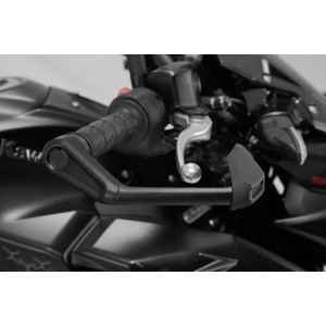 Protectores de maneta con deflector de aire Negro. Modelos Kawasaki, Yamaha MT-09 (23-).