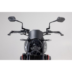 Protectores de maneta Negro. Triumph Trident 660 (21-).