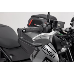 Protectores de maneta con deflector de aire Negro. Triumph Trident 660 (21-).