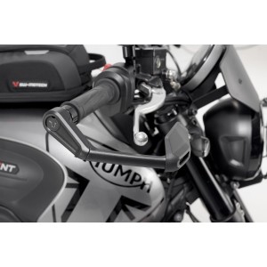 Protectores de maneta con deflector de aire Negro. Triumph Trident 660 (21-).