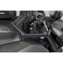 Protectores de maneta Negro. Ducati Streetfighter V2, Triumph Daytona.