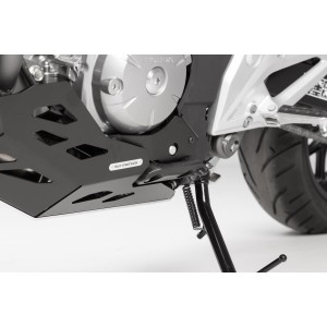 Protector de motor Negro/plateado. Honda NC700 / NC750 con DCT.