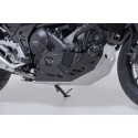 Protector de motor Negro/plateado. Honda NC700 / NC750 con DCT.