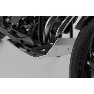 Protector de motor Negro/plateado. Honda CB500X (18-), NX500 (23-).