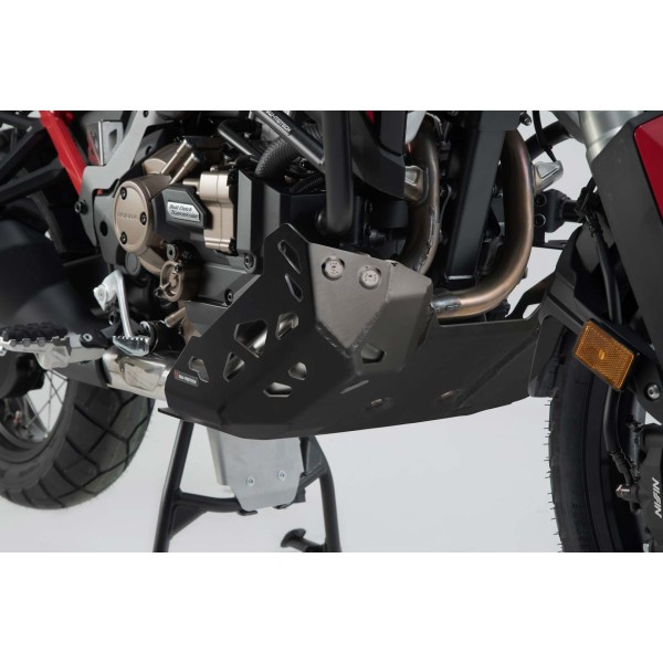 Protección del motor Negro. Honda CRF1100L/Adv Sports (19-) con SBL.