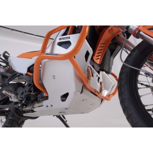 Protección del motor Plateado. KTM 790 Adv/R, 890 Adv/R.