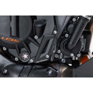 Protector de la tapa para la carcasa del motor Negro. KTM 990 Duke (23-).