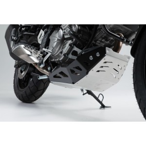 Protector de motor Negro/plateado. Suzuki DL650 (11-) / XT (15-).