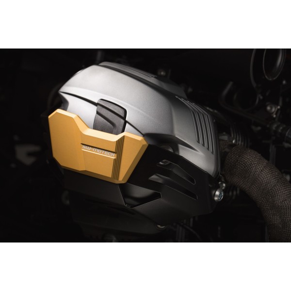 Protector de cilindro. En pareja. Dorado. BMW R1200 R / GS / Adv, R nineT.