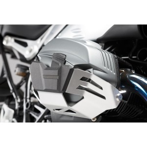 Protección de cilindro Plateado. BMW R1200 R / GS / Adv, R nineT.