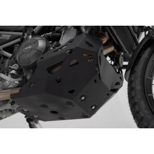Protección del motor Negro. Aprilia Tuareg 660 (21-).