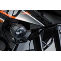 Soportes para luces Negro. KTM 1050/1090 Adv., 1190 Adv./R.