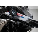 Soportes para luces Negro. BMW R 1200 GS (12-18), R 1250 GS (18-).