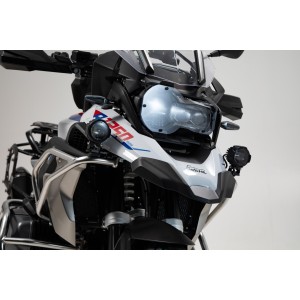 Set de luces antiniebla EVO Negro. BMW R 1200 GS (12-18), R 1250 GS (18-).