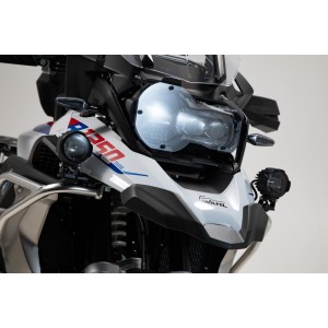 Set de luces antiniebla EVO Negro. BMW R 1200 GS (12-18), R 1250 GS (18-).