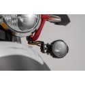 Kit de luces de carretera EVO Negro. Moto Guzzi V85 TT (19-23).