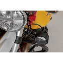 Kit de luces de carretera EVO Negro. Moto Guzzi V85 TT (19-23).