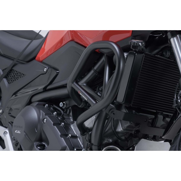 Protecciones laterales de motor Negro. Honda NC700 (11-14), NC750 (14-).