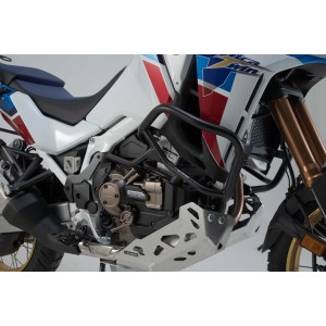Protecciones laterales de motor Negro. Honda CRF1100L Africa Twin Adv Sp. (19-).
