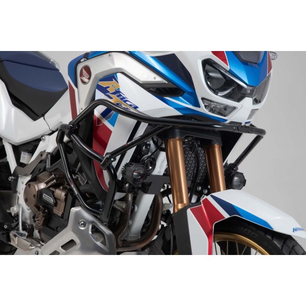 Protecciones superiores de motor Negro. Honda CRF1100L Africa Twin Adv Sp. (19-).