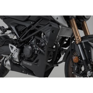 Protecciones laterales de motor Negro. Honda CB125R (20-).