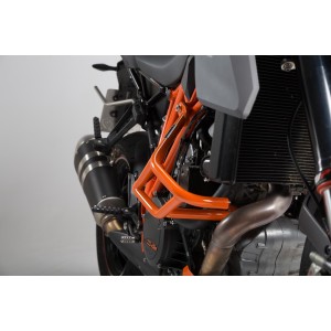 Protecciones laterales de motor Naranja. KTM 1290 Super Duke R / GT.