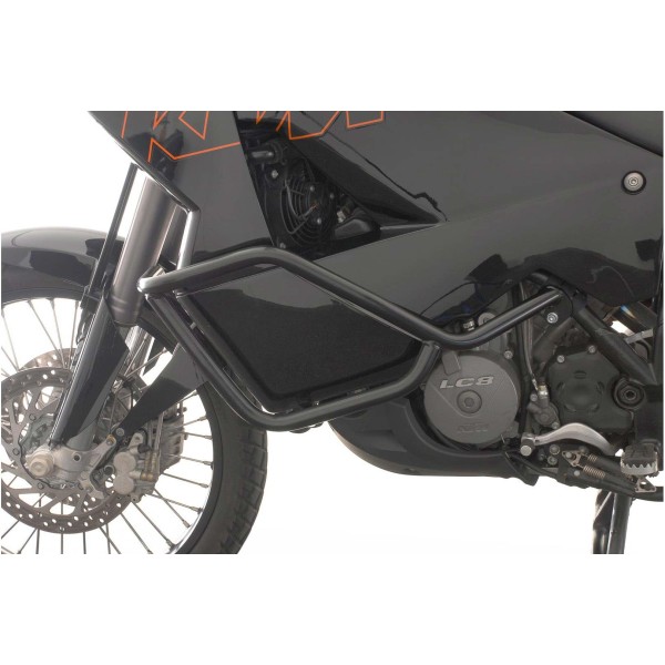 Protecciones laterales de motor Negro. KTM LC8 950 / 990 Adv.