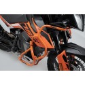 Protecciones superiores de motor Naranja. KTM 790 Adv/R (19-21), 890 Adv/R (20-22).